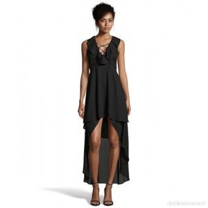 Romeo + Juliet high low black dress